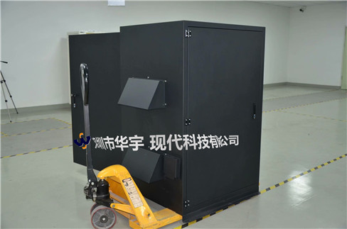 我司21號(hào)發(fā)貨浙江，為浙江某公司提供定制款恒溫恒濕戶外投影儀安裝柜(圖1)